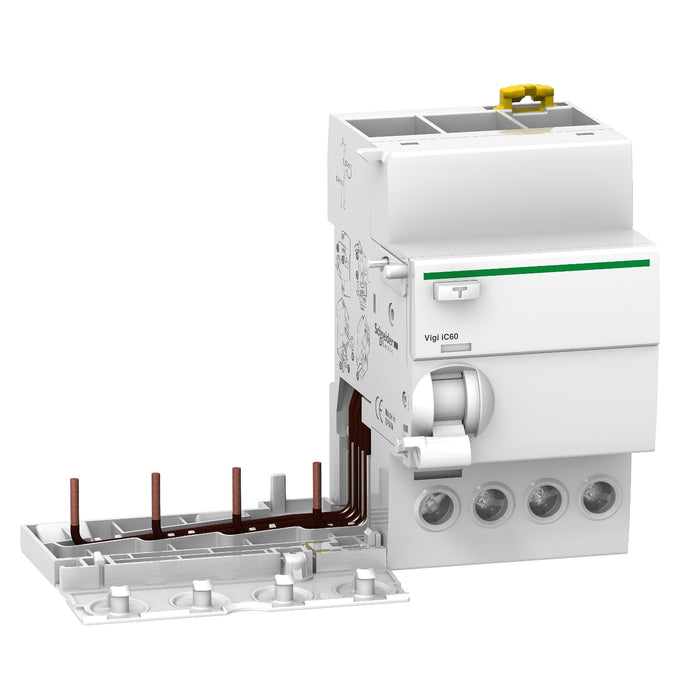 A9V16425 Vigi iC60 - earth leakage add-on block - 4P - 25A - 500mA - AC type