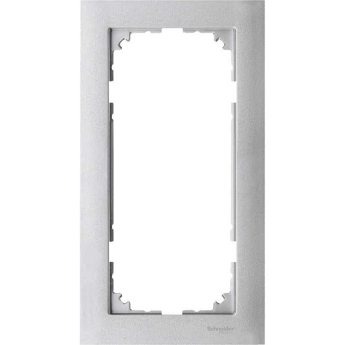 MTN4025-3660 Cover frame, Merten M-Pure, 1 gang, aluminium