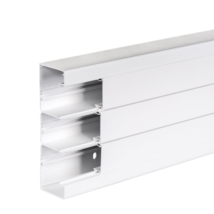 ISM10500P OptiLine 45 - installation trunking - 185x55 mm - PVC - polar white - 2000 mm