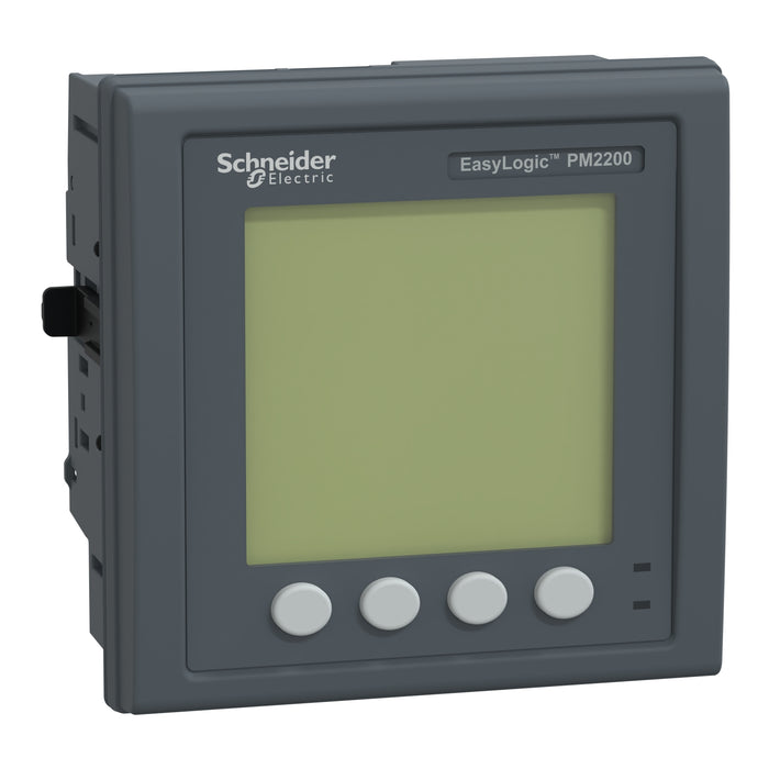 METSEPM2210R EasyLogic PM2210, Power & Energy meter, Total Harmonic, LCD display, Pulse, RJ45 quick click CTs