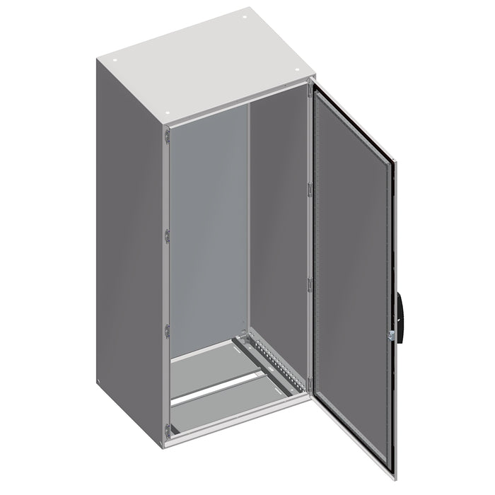 NSYSM16640P Spacial SM compact enclosure with mounting plate - 1600x600x400 mm