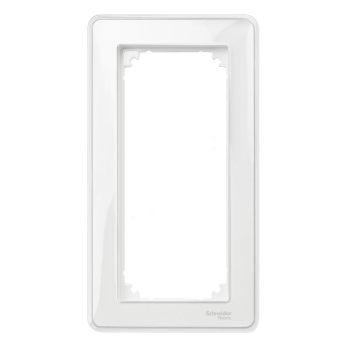 MTN4025-3500 Cover frame, Merten M-Creativ, 2 gangs, transparent