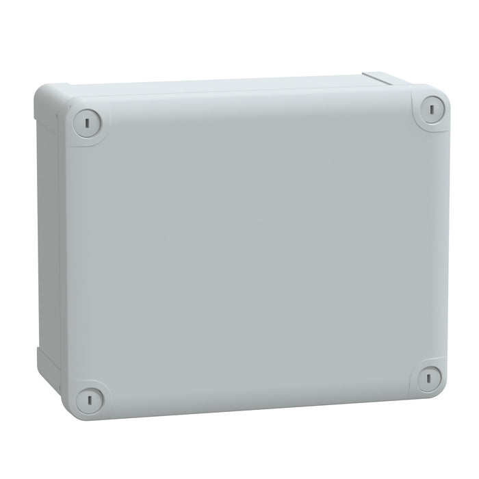 NSYTBS241910 ABS box IP66 IK07 RAL7035 Int.H225W175D100 Ext.H241W191D128 Opaque cover H20