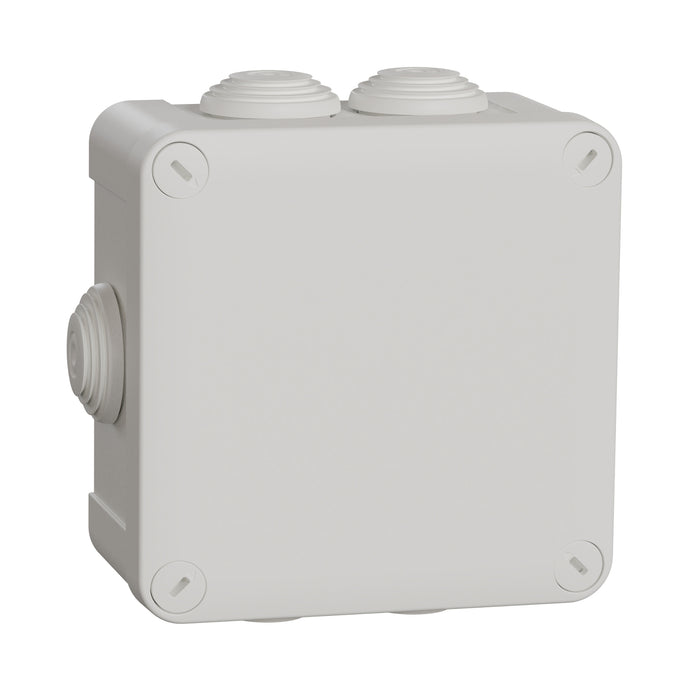 IMT05025 Mureva BOX - junction box - 7 grommets Ø20 - 105x105x55 mm - White