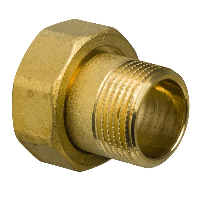 9112112025 2xDN25 External Threaded End Connections with Fibre Gaskets, G 1.1/4 to valve, R1 (External taper) to pipe