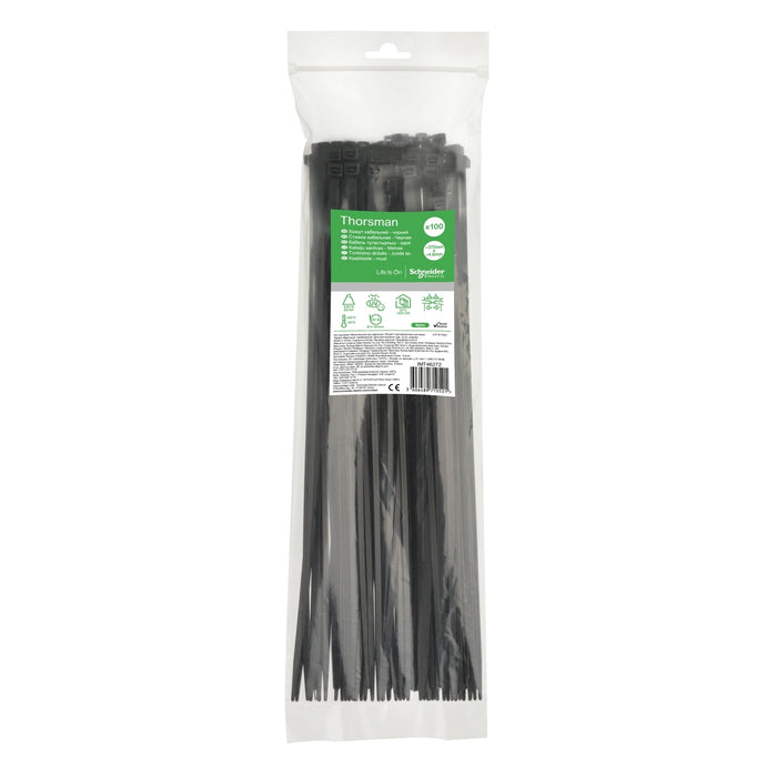 IMT46272 Cable tie, Thorsman, 4.8 x 370 mm, black