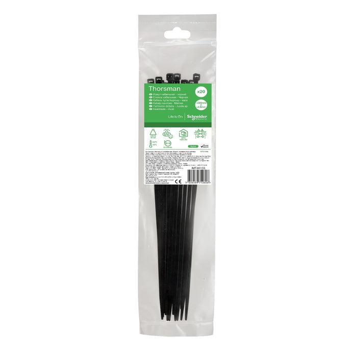 IMT46133 Thorsman, Cable tie 280x4.8mm Black x20 lang