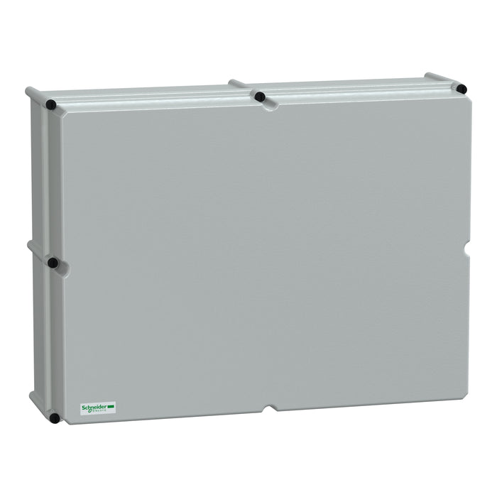 NSYPLSC5472AG PLS box, polyester rear, opaque PC cover IP65 54x72x23cm
