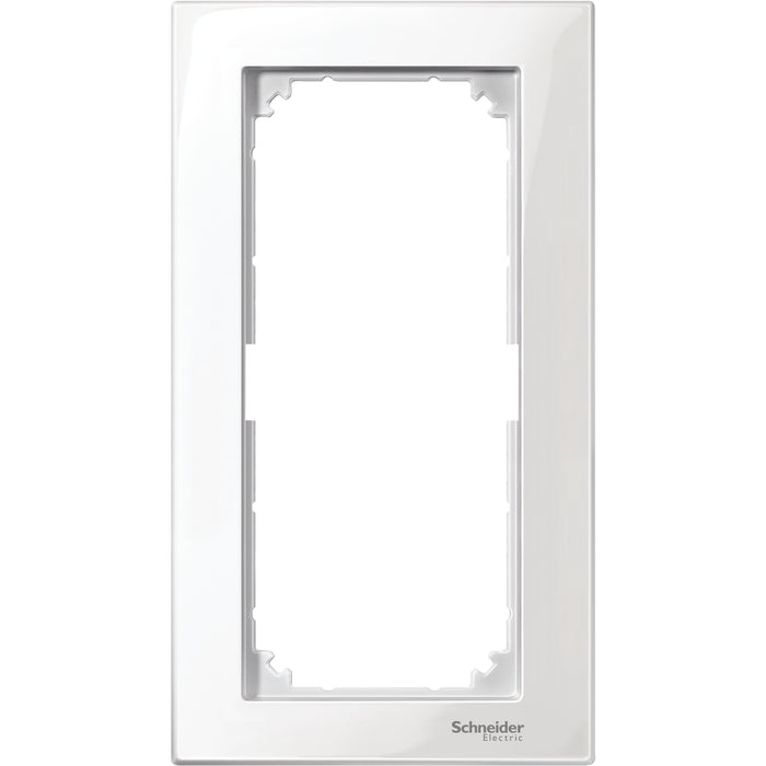 MTN515819 Cover frame, Merten M-Plan, 1 gang, polar white