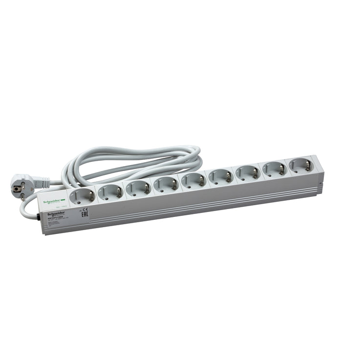 NSYAPU19S9 Actassi - 1U power distribution rail - 9 sockets 19P VDE