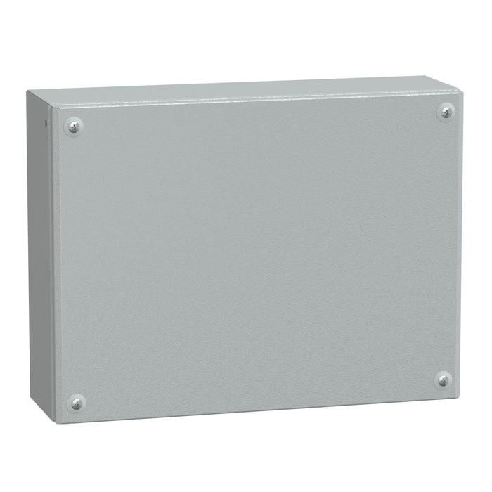 NSYSBM304012 Metal industrial box plain door H300xW400xD120 IP66 IK10 RAL 7035