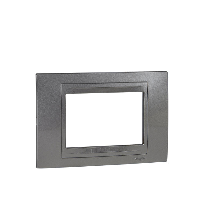 MGU4.103.24 Unica Allegro - cover frame - 3 modules - light grey