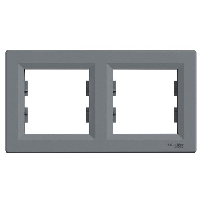 EPH5800262 Horizontal 2-gang frame, steel