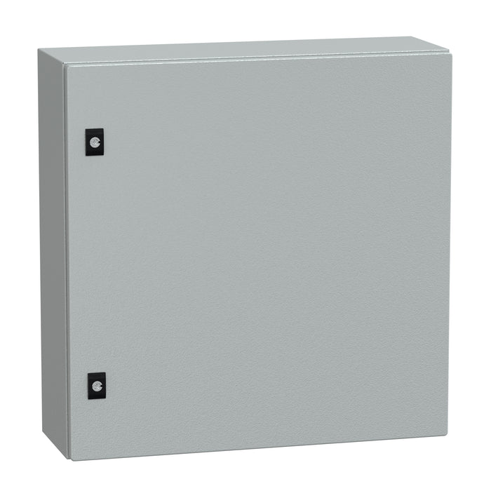 NSYCRN66200P Spacial CRN plain door with mount.plate. H600xW600xD200 IP66 IK10 RAL7035