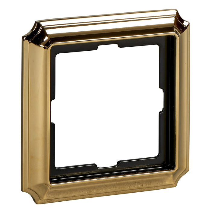 MTN483121 Antique frame, 1-gang, polished brass