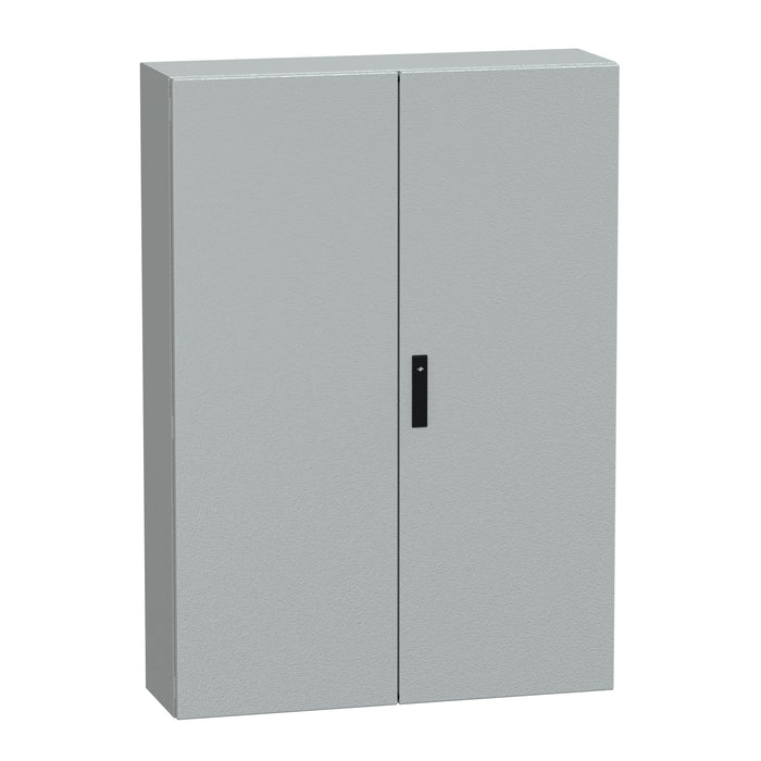 NSYCRNG1410300D Spacial CRNG plain door w/o mount.plate. H1400xW1000xD300 IP55 IK10 RAL7035