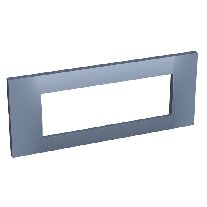 ALB45746 Altira - cover frame - 3 inserts 1 gang horizontal - slate blue