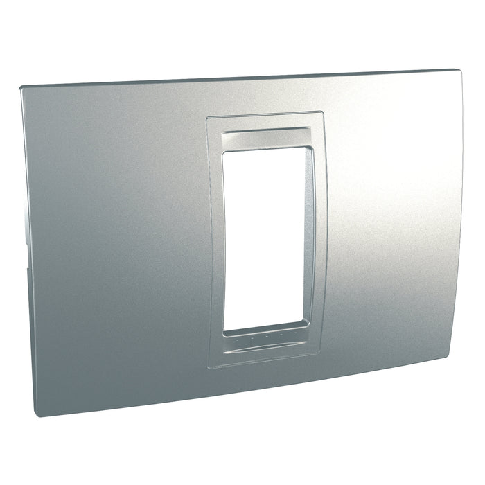 MGU4.101.30 Unica Allegro - cover frame - 1 module - aluminium