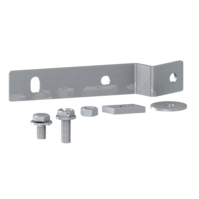 NSYEDCOC Set of 2 combined fixing brackets for earthing collector bar and DIN rail.