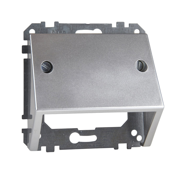 MTN464660 Inclined outlet, aluminium, System M