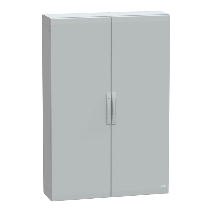 NSYPLA15103G Floor standing polyester enclosure, Thalassa PLA, plain door, completely sealed, 1500x1000x320mm, IP65, IK10