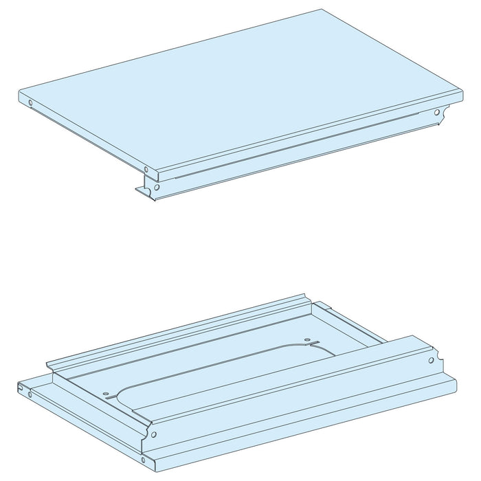 08372 2 PLAIN UPPER/LOW PLATE W300 PRISMA G IP55