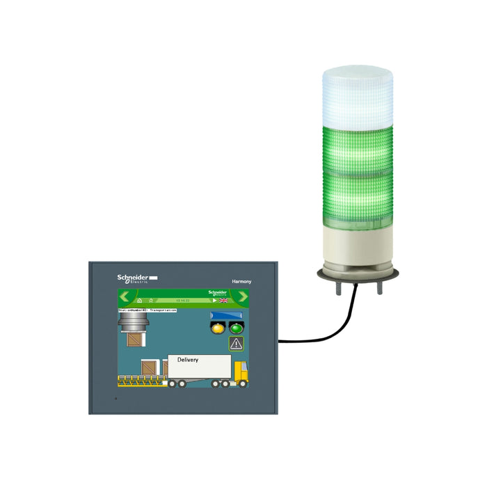 XVGU3SWV Multi-color USB Programmable tower lights -60mm- steady/flashing LED-buzzer