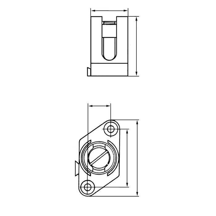 NSYS95100 Safety terminals section 1x100mm² . Supply : 10