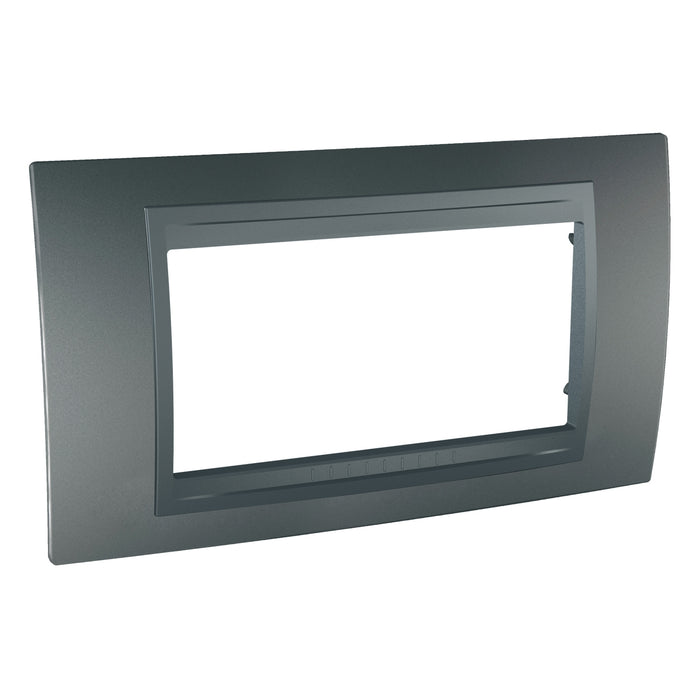 MGU6.104.12 Unica Top - cover frame - 4 modules - graphite