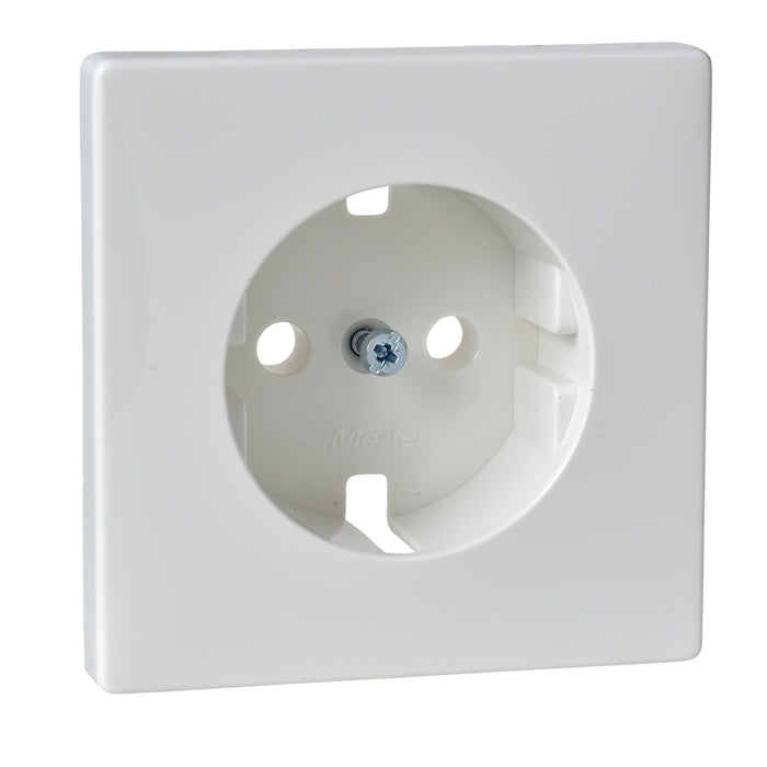 MTN2331-4019 Central plate for SCHUKO sock.-out. insert, polar white, Artec/Trancent/Antique