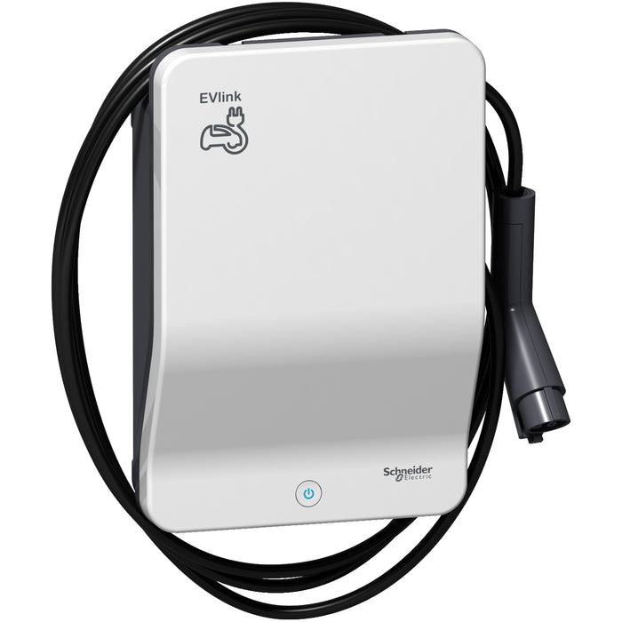 EVB1A7PAKI EVlink Smart Wallbox - 7.4 kW - Attached cable T1 - Key