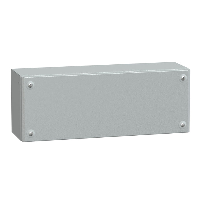 NSYSBM154012 Metal industrial box plain door H150xW400xD120 IP66 IK10 RAL 7035