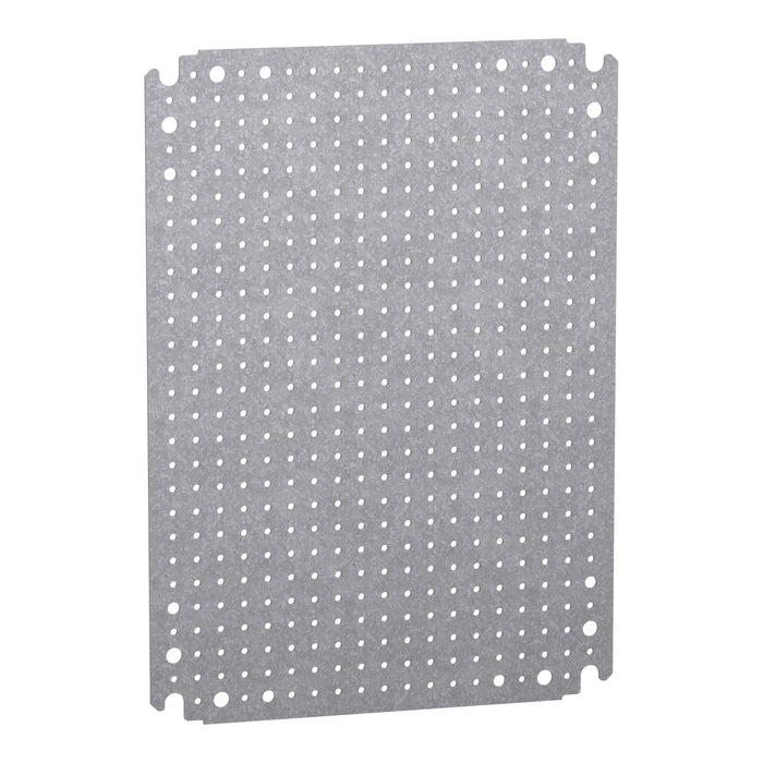 NSYMF43 Microperforated mounting plate H300xW400 w/holes diam 3,6mm on 12,5mm pitch