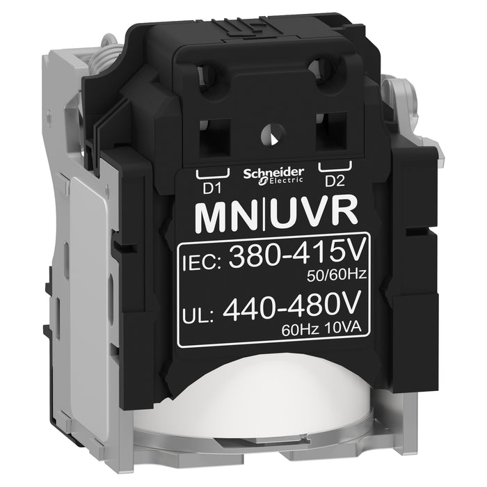 LV429387 Shunt trip release MX, ComPacT NSX, 220/240VAC 50/60Hz, 208/277VAC 60Hz, screwless spring terminal connections