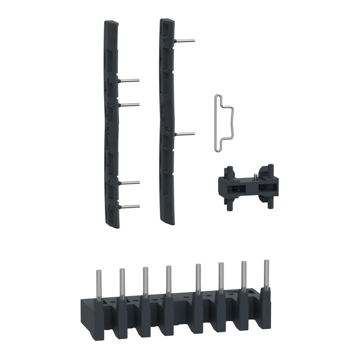 LADT9R1V Kit for assembling 4P changeover contactors, LC1DT20-DT40 with screw clamp terminals, with electrical interlock