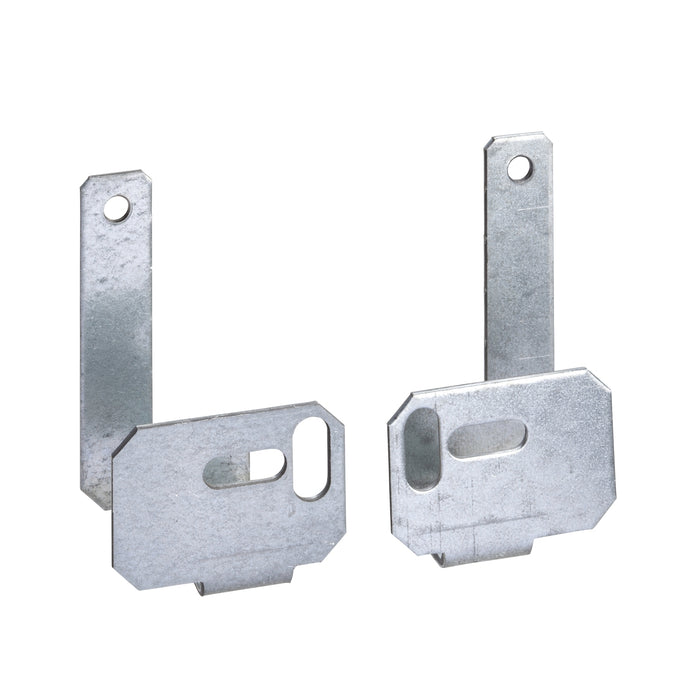 NSYEDCOS Set of 2 brackets for earthing collector bar for Spacial WM enclosures.