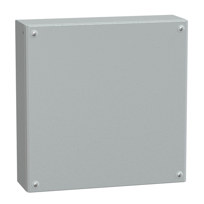 NSYSBM404012 Metal industrial box plain door H400xW400xD120 IP66 IK10 RAL 7035