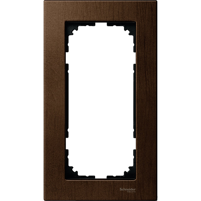 MTN4058-3473 Cover frame, Merten M-Elegance wood, 1 gang, walnut