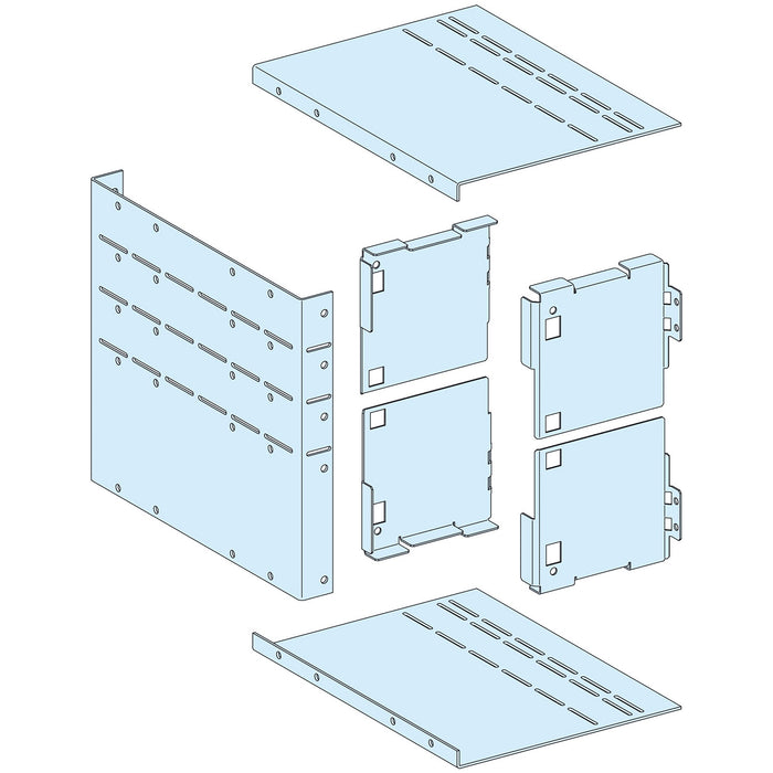 04953 Form 4b cover for connection transfer assembly in duct for 3 to 5 modules