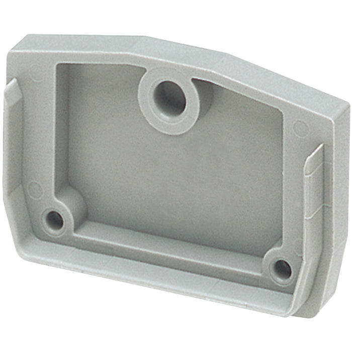 NSYTRACRMF22 END COVER WITH FLANGE, 2PTS FOR MINI SPRING TERMINALS NSYTRR22MF, NSY