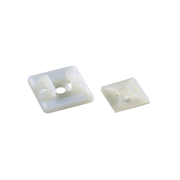 NSYMB3A Self-adhesive support bases 19x19. Colourless 6/6 polyamide. Composition: 100