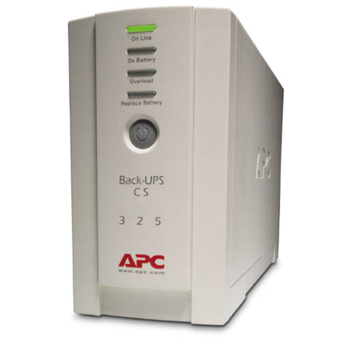 BK325I APC Back-UPS CS 325VA, 230V, without auto shutdown software, 4 IEC outlets (1 surge)