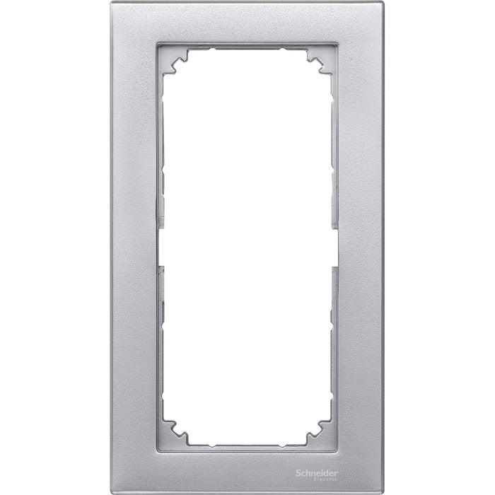 MTN488860 Cover frame, Merten M-Plan, 1 gang, aluminium