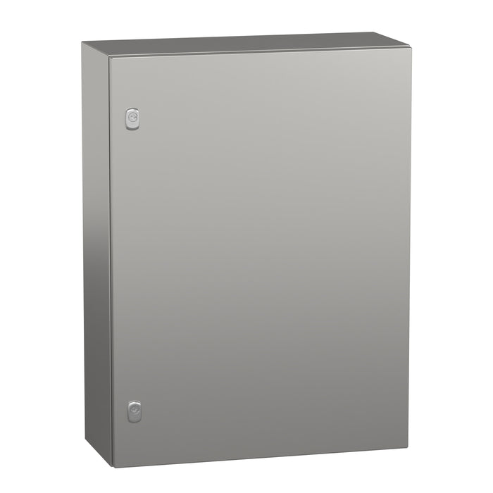 NSYS3X8625 Wall mounted enclosure, Spacial S3X, stainless steel 304L, plain door, 800x600x250mm, IP66