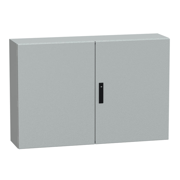 NSYCRNG812300D Spacial CRNG 2 pl. door w/o mount.plate. H800xW1200xD300 IP55 IK10 RAL7035