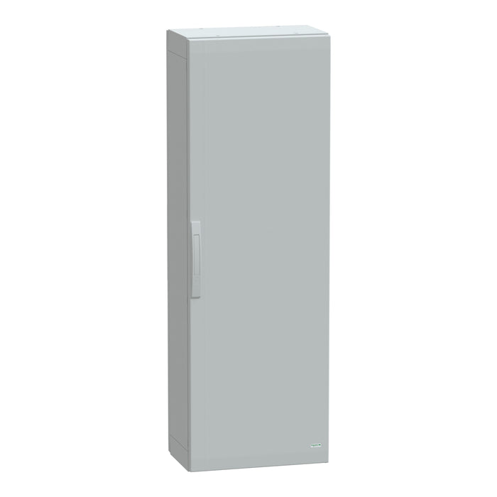 NSYPLA1553G Floor standing polyester enclosure, Thalassa PLA, plain door, completely sealed, 1500x500x320mm, IP65, IK10