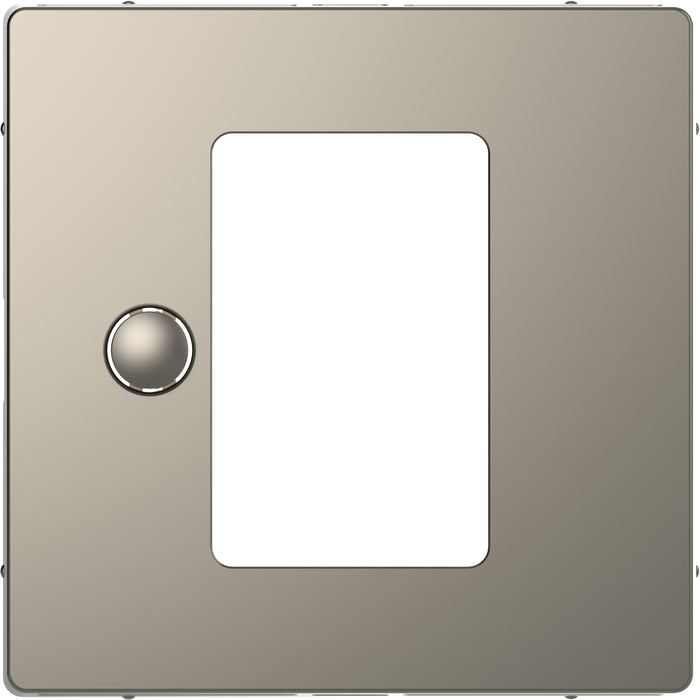 MTN5775-6050 Cover plate, Merten System M, for thermostat with touch display, nickel