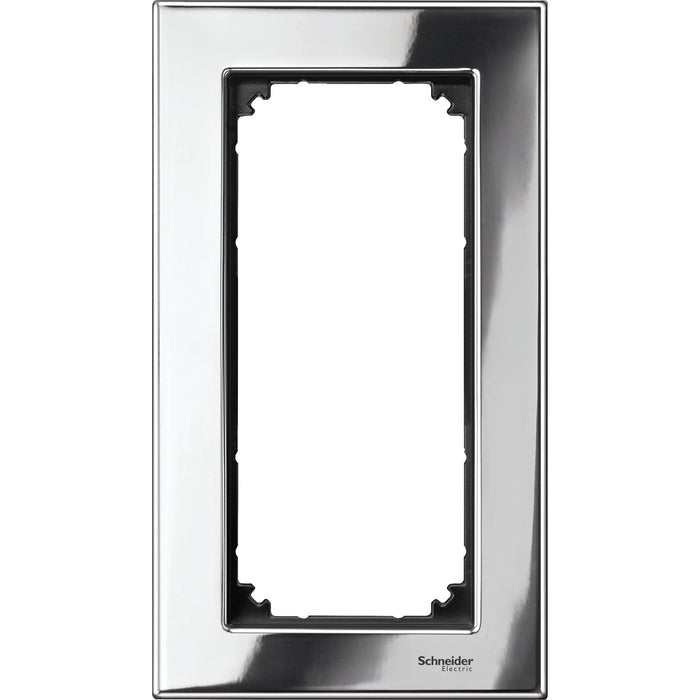 MTN403839 Cover frame, Merten M-Elegance metal, 1 gang, chrome