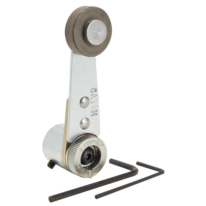 9007CA11M Limit switch lever, 9007, 9007C zinc, fixed length, outside steel roller