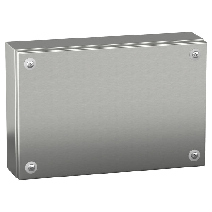 NSYSBX20308 Stainless Steel 304L industrial box plain door H200xW300xD80 IP66 IK10